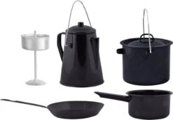 ESSCHERT DESIGN Pannenset Kampvuur - 4 Delig - Outdoor - Metaal -Campingwinkel 1200x837 1