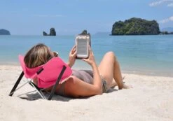 Y-ply Ruggensteuntje - Strandstoel - Opvouwbaar - Rood -Campingwinkel 1200x839 1