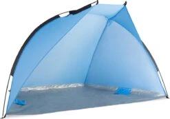 Navaris Windscherm Voor Het Strand - Zon- En Windbescherming Voor Drie Personen - Pop-up Speeltent Met UV- Bescherming - Beach Shelter Met Draagtas -Campingwinkel 1200x839 2