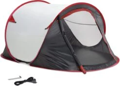 JEMIDI Tweepersoons Pop-up Tent - Opgooitent, Werptent Voor 2 Personen - Ideaal Als Festivaltent Of Kampeertent - Verschillende Kleuren -Campingwinkel 1200x858 2