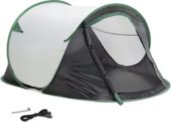 JEMIDI Tweepersoons Pop-up Tent - Opgooitent, Werptent Voor 2 Personen - Ideaal Als Festivaltent Of Kampeertent - Verschillende Kleuren -Campingwinkel 1200x858 5