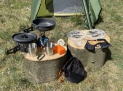 Hikr® Camping Pannenset - Complete 22-delige Kookset - Lichtgewicht - Kookgerei Servies - Outdoor - BPA-vrij - Keukengerei Set -Campingwinkel 1200x886