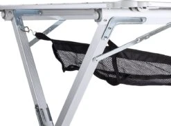 Campart Campingtafel XL TA-0806 - Opvouwbaar, Lichtgewicht En Met Verstelbare Poten - Kampeertafel Inklapbaar Inclusief Opbergtas - 140 X 80 X 70 Cm - Wit -Campingwinkel 1200x891 2