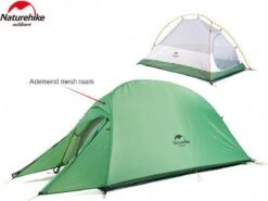 Cloud Up 1 Upgraded - Naturehike® - 1 Persoons Tent - Lichtgewicht Tent - Incl. Grondzeil - 210T 3000mm - Outdoor - Waterdicht - Hiking & Wandelen -Campingwinkel 1200x897 2