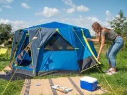 Coleman OctaGo Tent - Festival - 3-Persoons - Blauw/lime -Campingwinkel 1200x900 21