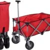 KOOPMAN Opvouwbare Bolderkar | Rood | 90 X 49 X 58 Cm