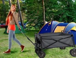 Hoogwaardige Bolderkar Opvouwbaar - Antraciet - Kinderen - Baby - Opslagkar - Bolderwagen - Tuinkar - Bolderkarren -Campingwinkel 1200x913 9