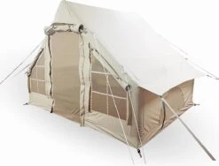 Opblaasbare Vier Persoons Tent Beige 300x200x210 Cm -Campingwinkel 1200x915 2