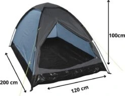 Orange85 Tent - 1 Persoons - Festivaltent - Blauw - Glow In The Dark - 200x120x100 Cm - Polyester -Campingwinkel 1200x925 1