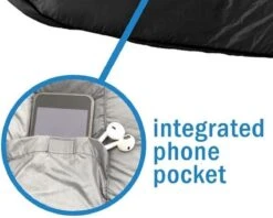 HikeMeister Mummy Slaapzak 1600 Gram - Kamperen - Zwart - Ca. 220 X 80 Cm - Met Binnenzak - Comfortzone: 0-15 Graden - Draagtas -Campingwinkel 1200x964 2