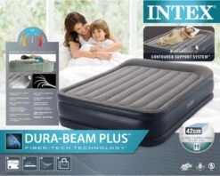 Intex Deluxe Pillow Rest Raised Luchtbed - 2-persoons - 203x152x42 Cm -Campingwinkel 1200x964