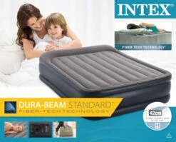 Intex Deluxe Pillow Rest Raised Luchtbed - 2-persoons - 203x152x42 Cm -Campingwinkel 1200x966