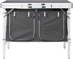 Campart Campingkeuken KI-0757 – Complete Keuken En Campingkast – Opvouwbaar En Inclusief Draagtas - Grijs -Campingwinkel 1200x973 1