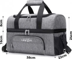 Lifewit 20L Koeltas | 20 Liter | Opvouwbaar | Koelbox-Koeltas | Isolatietas/ Picknicktas Voor Levensmiddelen / Grijs 13 Lifewit 20L Koeltas | 20 Liter | Opvouwbaar | Koelbox-Koeltas | Isolatietas/ Picknicktas Voor Levensmiddelen / Grijs -Campingwinkel 1200x982
