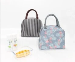 Lunchtas - Koeltas - Schooltas - Leuke Vrolijke Picknicktas - Kinderen & Volwassenen - Zwart/Wit -Campingwinkel 1200x995 5