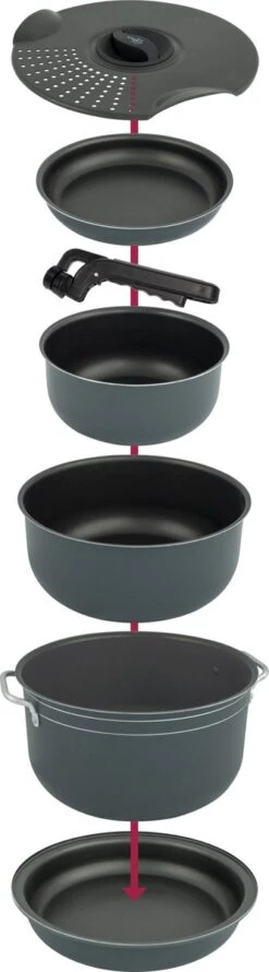Bo-Camp Pannenset - Camping - 7-delig - Aluminium -Campingwinkel 333x1200