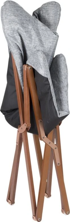 Bo-Camp - Urban Outdoor - Relaxstoel - Bloomsbury - L - Oxford Polyester - Grijs -Campingwinkel 382x1200