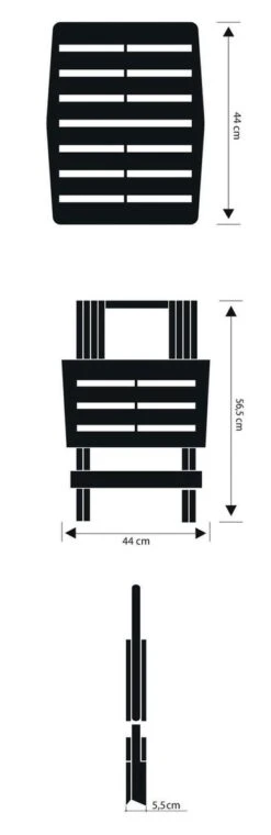GENERIC Bijzettafel Adige Wit Kunststof 45x43x50cm 12 GENERIC Bijzettafel Adige Wit Kunststof 45x43x50cm -Campingwinkel 390x1200