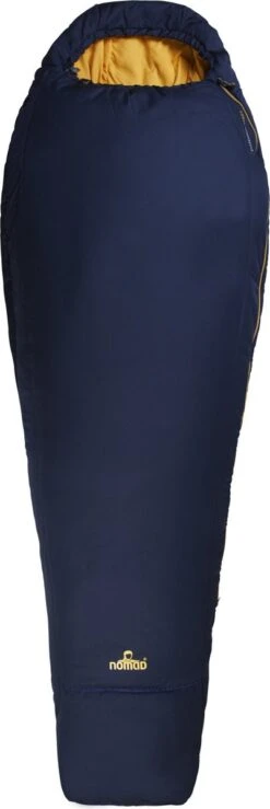 NOMAD Inca 750 - Mummy Slaapzak - 210 X 80/50 - Donkerblauw -Campingwinkel 401x1200