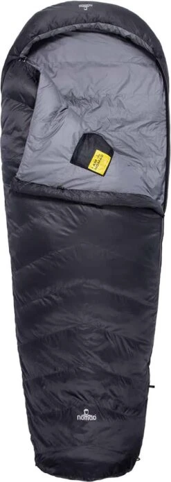 NOMAD® Taurus 400 Slaapzak | 210x80cm Grijs | Lichtgewicht & Kwalitatief | Slaapzak | Incl Hoes -Campingwinkel 427x1200 1