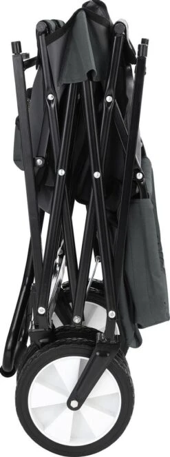 Monzana Bolderkar Opvouwbaar - 100 Liter - Met Afneembaar Dak Grijs -Campingwinkel 447x1200