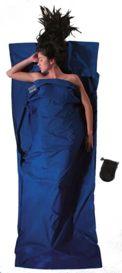 Cocoon TravelSheet - Lakenzak - Katoen - Ultramarine Blue -Campingwinkel 538x1200 1