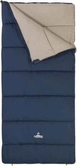 NOMAD® Brisbane Slaapzak | 205x80cm Blauw | Lichtgewicht & Kwalitatief | Dekenmodel Slaapzak | Incl Hoes -Campingwinkel 559x1200