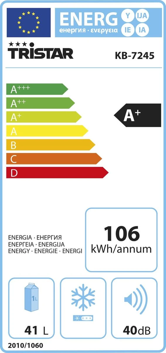 Tristar KB-7245 Elektrische Koelbox - 230V - 41 L - Blauw / Zilver 2 Tristar KB-7245 Elektrische Koelbox - 230V - 41 L - Blauw / Zilver - Afbeelding 2