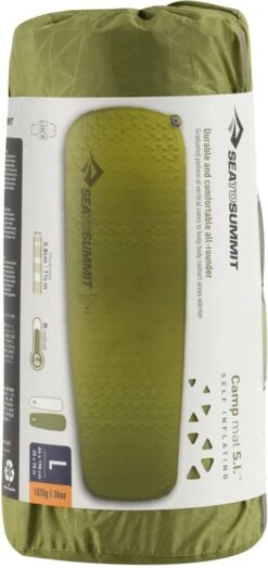 Sea To Summit Camp S.I. Regular Zelf Opbaasbare Slaapmat - 3.8cm - 780g - Groen -Campingwinkel 567x1200 1