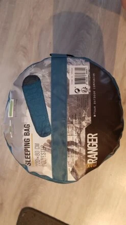 Max Ranger - XL Mummieslaapzak Blauw 220 X 80 Cm - Extra Grote Mummieslaapzak - XL Mummie Slaapzak Blauw -Campingwinkel 674x1200 1