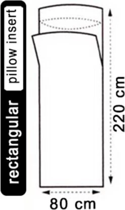 LOWLAND OUTDOOR® LAKENZAK - 100% KATOEN - RECHT MODEL - 220X80 CM - 350GR -Campingwinkel 716x1200