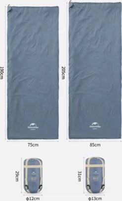 Naturehike® Slaapzak - Lichtgewicht - 190*75cm - Compact - Waterdicht - 3 Seizoenen Slaapzak Lente, Zomer & Herfst - Outdoor - Slaapzakken Volwassen & Kinderen -Campingwinkel 726x1200 1