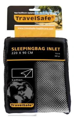 Travelsafe Cotton Inlet - Deken - 1pers. - Beige/ Brown -Campingwinkel 756x1200