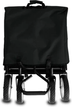 Rijoka Opvouwbare Bolderkar/Bolderwagen | Met Dakje En Draagtas | Zwart -Campingwinkel 817x1200 1