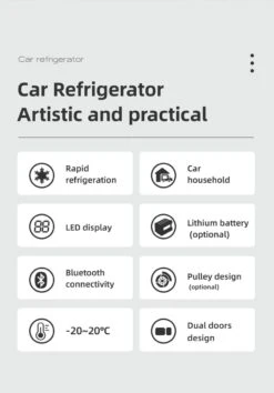 Alpicool 55L - Koelkast/vriezer - 12V-24V/230V - Compressor - APP - Voor Auto En Huis - Outdoor Camping Benodigdheden -Campingwinkel 837x1200 1
