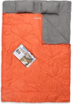 Where Tomorrow Double Slaapzak 220 X 150 Cm Diverse Kleuren - Oranje -Campingwinkel 839x1200 1