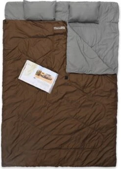 Where Tomorrow Double Slaapzak 220 X 150 Cm Diverse Kleuren - Bruin -Campingwinkel 865x1200 1