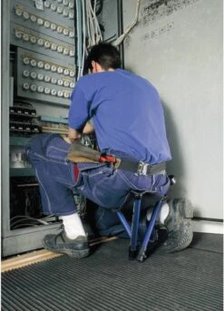 Walkstool - 3-Poots Krukje - Comfort 55 Cm - Verstelbaar - Zwart -Campingwinkel 865x1200