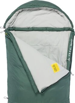 NOMAD® Triple-S Premium Plus Slaapzak (Links) | 220x80cm Groen | Lichtgewicht & Kwalitatief | Slaapzak | Incl Hoes -Campingwinkel 869x1200