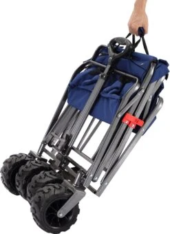 AREBOS Handkar | Transportwagen | Apparatuurwagen | Opvouwbaar | Blauw -Campingwinkel 873x1200 3