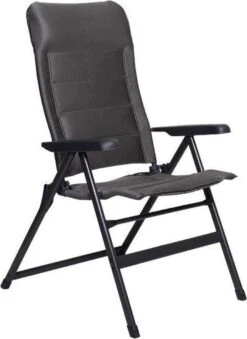 Travellife Barletta Comfort Stoel Antraciet / Donkergrijs -Campingwinkel 875x1200 1