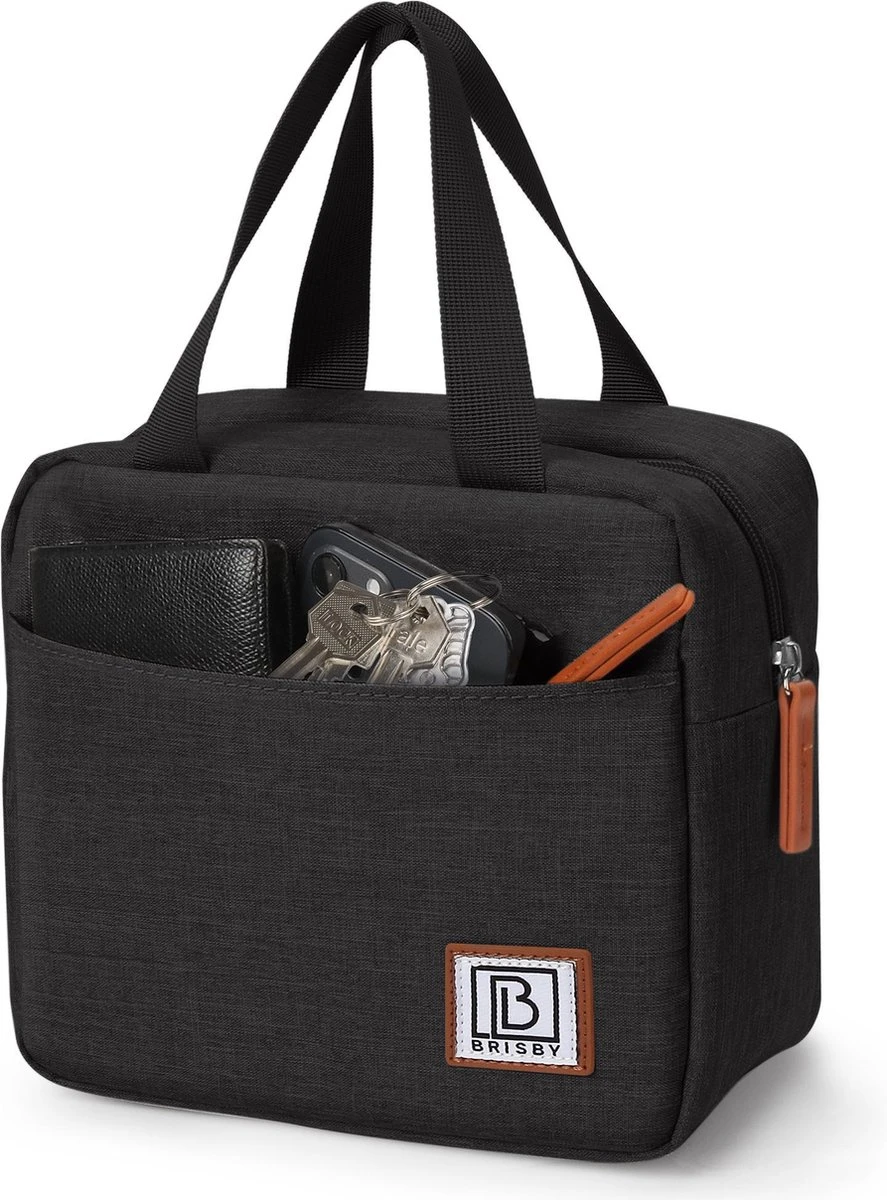 Brisby 4 Laags Geïsoleerde Koeltas - Lunchtas 4 Liter - Zwart 2 Brisby 4 Laags Geïsoleerde Koeltas - Lunchtas 4 Liter - Zwart - Afbeelding 2