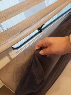 Bankhoes Voor Camper / Mobilhome / Caravan Carré Stretch Badstofhoes Per Stuk Kleur Antraciet Universeel Model -Campingwinkel 900x1200 19