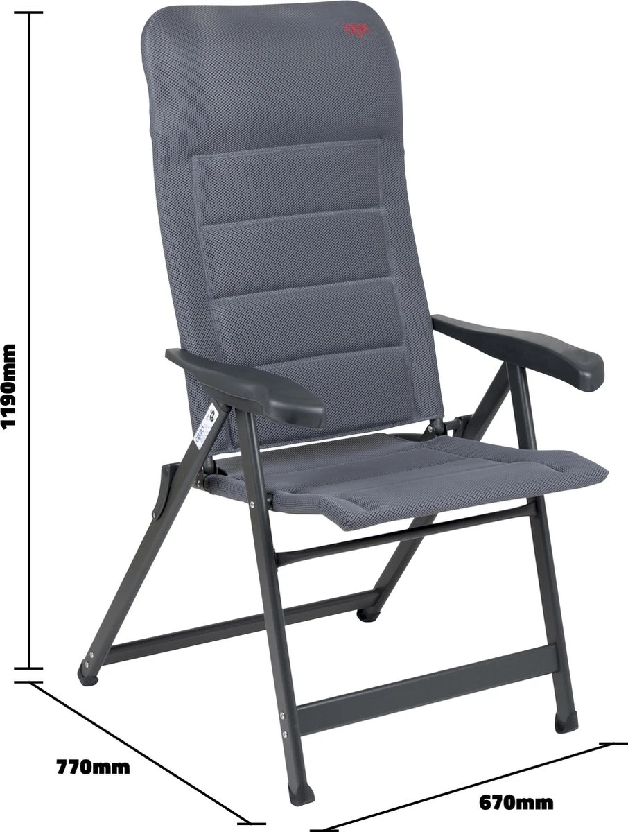 Crespo Standenstoel - AP-237 Air-Deluxe - Grijs (86) 5 Crespo Standenstoel - AP-237 Air-Deluxe - Grijs (86) - Afbeelding 5