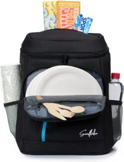 Sunflake Koelrugzak - Lunchtas - Koeltas Backpack Voor Dames & Heren - Zwart -Campingwinkel 918x1200 1