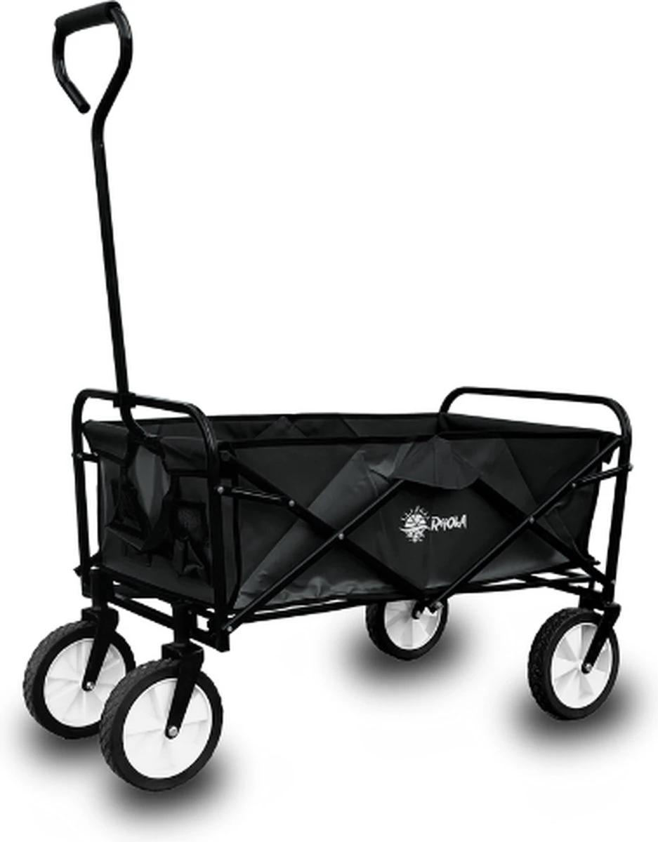 Rijoka Opvouwbare Bolderkar/Bolderwagen | Zwart