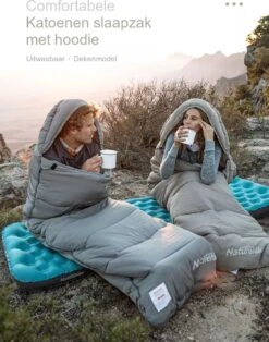 Naturehike® Slaapzak Katoen - 6 Tot 1 Graden - Slaapzakken Volwassenen - 220*80cm - 4 Seizoenen Slaapzak Lente, Zomer, Herfst & Winter - Lichtgewicht & Waterdicht -Campingwinkel 943x1200 1