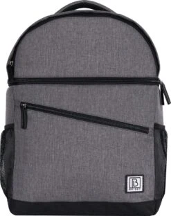 Brisby 4 Laags Geïsoleerde Koeltas Rugzak - 25 Liter - Met Handige Vakken Voor Bestek En Essentials - Waterafstotend Materiaal - Donkergrijs -Campingwinkel 950x1200