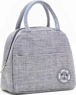 Koeltas - Lunchtas - Volwassenen En Kinderen - Compact & Handig: Zomer - Picknick -School - Lunch - Werk - Klassiek Grijs -Campingwinkel 961x1200 3