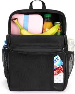 Sunflake Koeltas Rugzak (28L) - Geschikt Voor 16 Blikjes - Lunchtas Voor Dames En Heren - Zwart 11 Sunflake Koeltas Rugzak (28L) - Geschikt Voor 16 Blikjes - Lunchtas Voor Dames En Heren - Zwart -Campingwinkel 961x1200 5